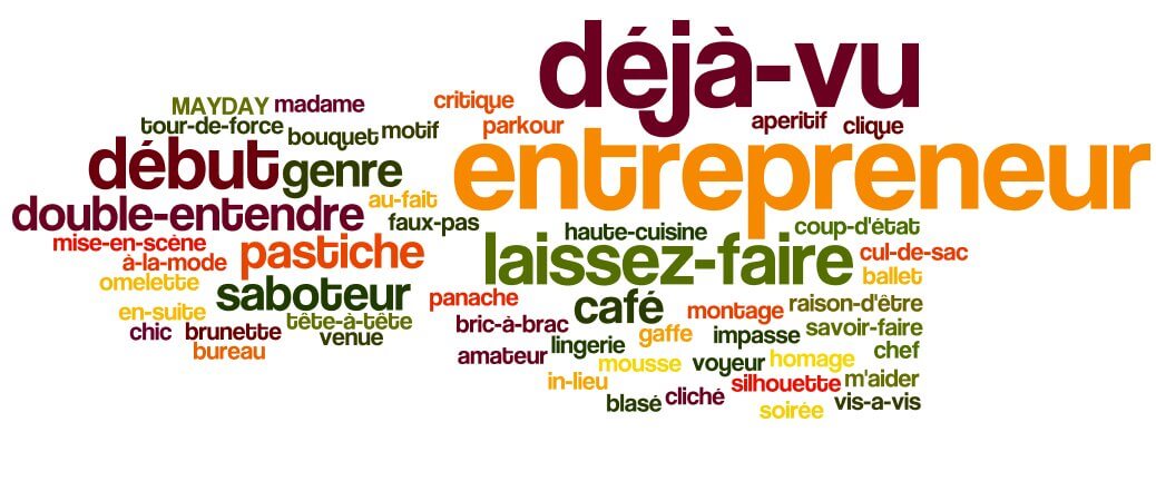 French Words Used In English Caroline French Courses In Paris